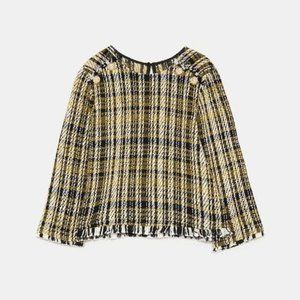 Zara tweed top